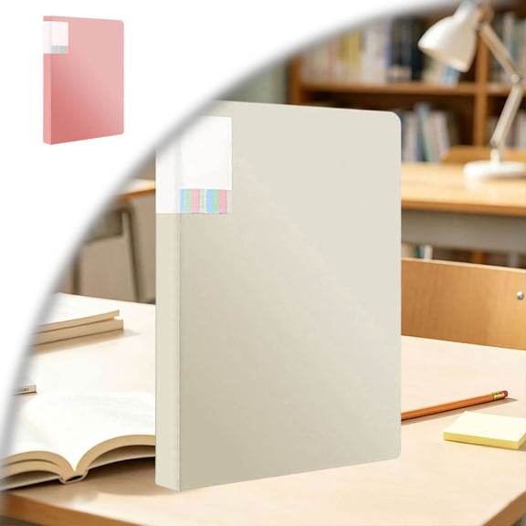 A4 Double Strong Clips File Folder Report Cover, Punchless Binder, Clamp Binder Without Rings Office Project Folder, Documents File Folder, for Letter Size or A4 Size