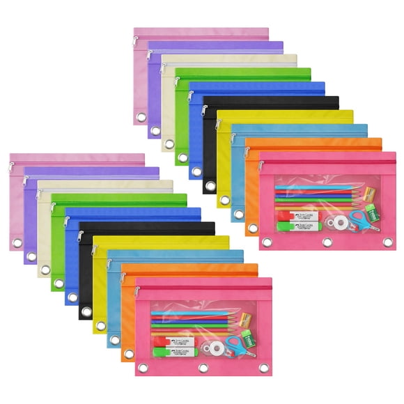 Estuches para Lápices con Anillas DoDoMagxanadu 25x18 cm Paquete de 20