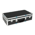 thumbnail image 5 of Portable Aluminum Mic Suitcase, Mic Gear Storage Box, Professional Mic Bag EVA Foam Interior Hard Shell for Broadcast Equipment black, 5 of 8