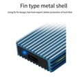 thumbnail image 3 of M.2 M Key SSD Enclosure Case 10/5Gbps USB3.1 NGFF Protocol -Navy Blue, 3 of 5