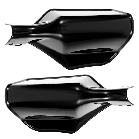 Yardwe Universal Motorcycle Handguard Black ABS Material Windproof and Durable 1Pair