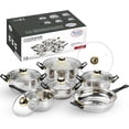 thumbnail image 1 of Bateria De Cocina De 12 Pz Acero Inox Alpine Bk-201., 1 of 6