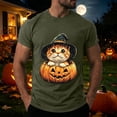 thumbnail image 2 of Akiihool Graphic Tee Shirts for Men Men's Big Tall Lightweight Shorter Length Crewneck Pocket T Shirt AG,L, 2 of 5
