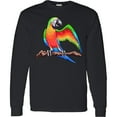 thumbnail image 3 of Inktastic Harlequin Macaw Parrot Long Sleeve T-Shirt, 3 of 5