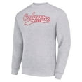 thumbnail image 2 of Men's Starter  Heather Gray Calgary Flames Tailsweep City Pullover Sweatshirt, 2 of 3