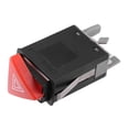 thumbnail image 3 of Interruptor de luz 1U0953235B, botón de luz de emergencia, intermitente de advertencia, color negro, para Supplies, 3 of 8