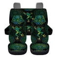 thumbnail image 2 of Pzuqiu Mandala Frog Auto Seat Covers Full Set Front Seats and Rear Bench Cover Protector Breathable 4 Pack Vehicle Seat Protector Universal Fit Most Cars,SUV, Trucks, 2 of 7