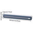 thumbnail image 6 of Oiur Plastic Wrap Dispenser with Slide Cutter Adjustable 2-In-1 Food Cling Wrap Film Roll Holder Cutting Tools Kitchen Gadgets,Black, 6 of 8
