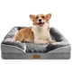 thumbnail image 1 of Sofá cama ortopédico para perros Spotted Play, tamaño mediano, gris, 1 of 7
