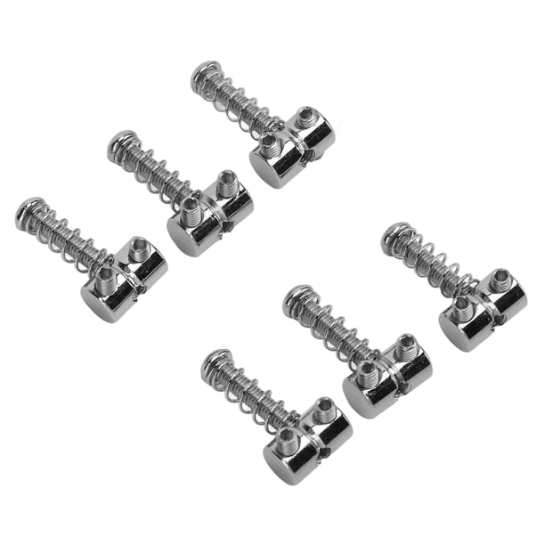 Tornillos de resorte para monturas de cuerdas de puente, 6 piezas de monturas de cuerdas, tornillos de resorte para puentes, tornillos de resorte para monturas de puente, resultados impresionantes
