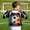 Multicolore, variante sur Soccer Pochette à Cordon Imprimé / Sac de Rangement pour Équipement Sportif / Sac à Dos en Nylon Résistant à l'Eau pour Enfants et Étudiants / 16,5 x 13,6 Pouces