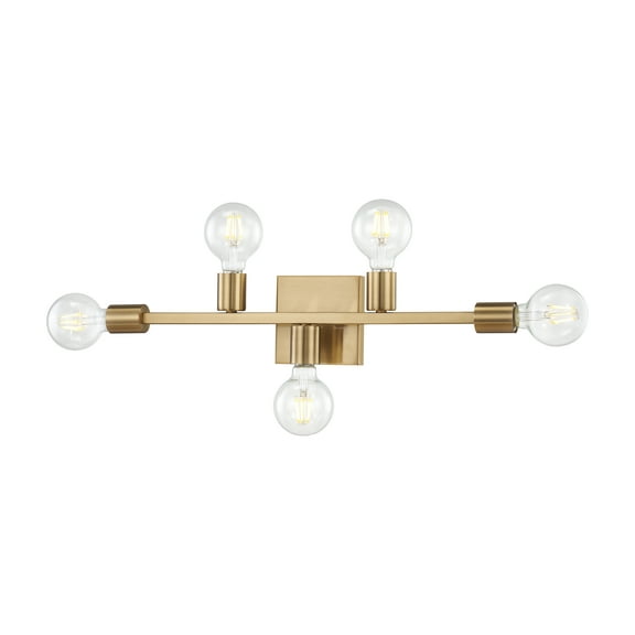 Elk Home 22-Inch Wide Attune Vanity Light, Modern, Burnished Brass