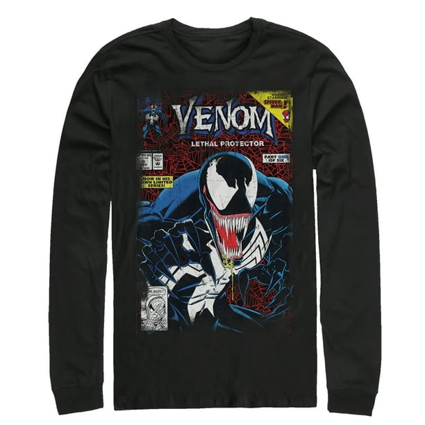 Marvel - Men's Marvel Venom Lethal Protector Long Sleeve Shirt ...