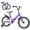 Purple, variant on Marknig 14" 16" 18" Folding Kids Bike with Removable Training Wheels, Children's Bicycle for Boys & Girls Ages 3-9 Years, Easy-Storage Toddler Bike