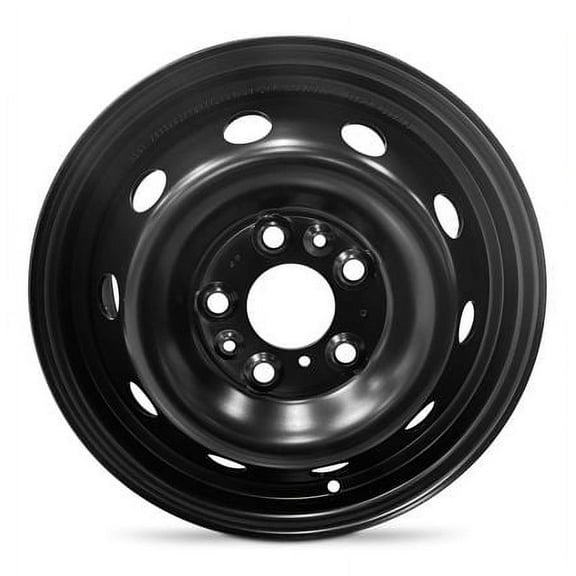 Wheel Rim for 2014-2019 Dodge Promaster 1500 16x6 in Painted Black Steel Rim Direct Fit
