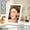 White, variant on FUNTOUCH Lighted Travel Mirror, 3 Color Makeup Mirror, Portable Vanity Mirror, Rechargeable Folding Cosmetic Mirror