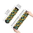 thumbnail image 4 of Pofeuu Blue Batterflies Sunflower Print 30cm Socks, Adult Running Hiking Socks for Youth and Adult, 4 of 7
