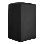 Outdoor Speaker Protective Cover with UV Protective Coating, 15 Inch Waterproof Dustproof Audio Protection Bag, Durable Upright Speaker Cover for Outdoor Use,Black