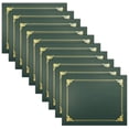 thumbnail image 2 of Better Office Products Certificate Holders with Gold Foil Border, 50 Count, Hunter Green, 2 of 6
