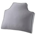 thumbnail image 1 of Pemberly Row Cotton Canvas Oversized Headboard Pillow in Gray, 1 of 3