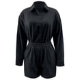 thumbnail image 3 of MAIHAN Linen Shorts Outfits Women 2 Piece Set Long Sleeve Shirt and Ruffle Shorts Women 2 Piece Outfits Sets Casual Summer Tops for Women 2026 Two Piece Outfit, 3 of 4