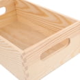 thumbnail image 3 of PBPBOX Storage Box Wooden Crate Natural Wood 1Pcs Household Users, 3 of 8