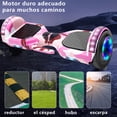 thumbnail image 3 of App Hoverboard Patineta  Rosa 20km/h Eléctrica 36v Carga 120kg, 3 of 7
