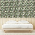 thumbnail image 3 of Ambesonne Floral Peel & Stick Wallpaper for Home, Meadow Sunflowers Bluebells, 13"x100", Fern Green Rose and Yellow, 3 of 5