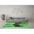 thumbnail image 3 of Ahgly Company Indoor Rectangle Abstract Emerald Green Modern Area Rugs, 7' x 10', 3 of 4