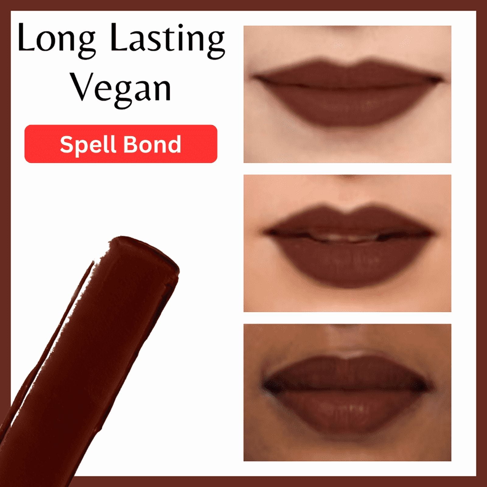 Evening lady - Liquid lipstick by SentiX, matte, High Coverage, Lightweight, Vegan, Paraben-Free, with Vitamin E