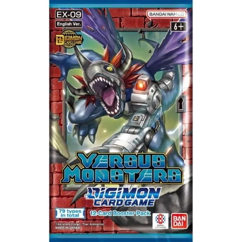 Digimon English Trading Card Game - Digimon Versus Monsters EX09 - BOOSTER PACK [12 Cards]