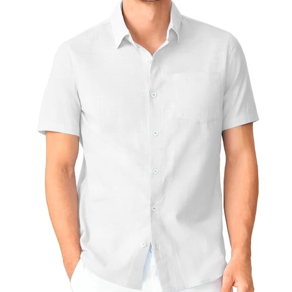 Camisa Para Hombre Shendy Vendy Slim Fit Strech Manga Corta