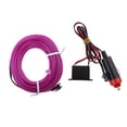thumbnail image 4 of Tubo de tirarere de alambre lámpara fría de universal para coche de 3 metros con inversor de accionamiento V - Púrpura yotijar Tira de luz LED de alambre de neón, 4 of 9