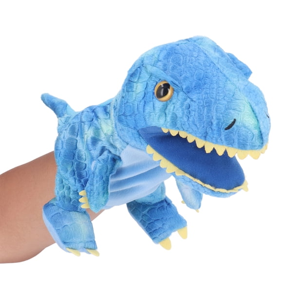 Juguete De Mano De Dinosaurio De Peluche, Juguete De Mano De Dinosaurio Suave Colorido De Enseñanza Multifuncional De 11,8 Pulgadas Para Preescolar Para Niños