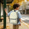 thumbnail image 6 of Pioneer Flower Floral Print Pattern 17" School Backpacks for Teens,Waterproof Oxford Fabric,S-Shape Padded Straps for School,Travel,Hiking,Camping, 6 of 6