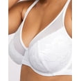 thumbnail image 5 of Women's Bali DF3386 One Smooth U Lace Minimizer Underwire Bra (White 36C), 5 of 5
