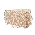 thumbnail image 3 of Ofertas Únicas 1 Pc Bolsa de Maquillaje Portátil para Mujeres Cereza para Viajes Vacaciones Bodas Camping Algodón Marrón, 3 of 3