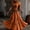 Orange, variant on Dolkfu V-Neck Womens Fall Dresses Halloween Orange Short Sleeve Maxi-Length Evening Gown Dresses Regular Party Spider Web Printed Dresses Orange,L