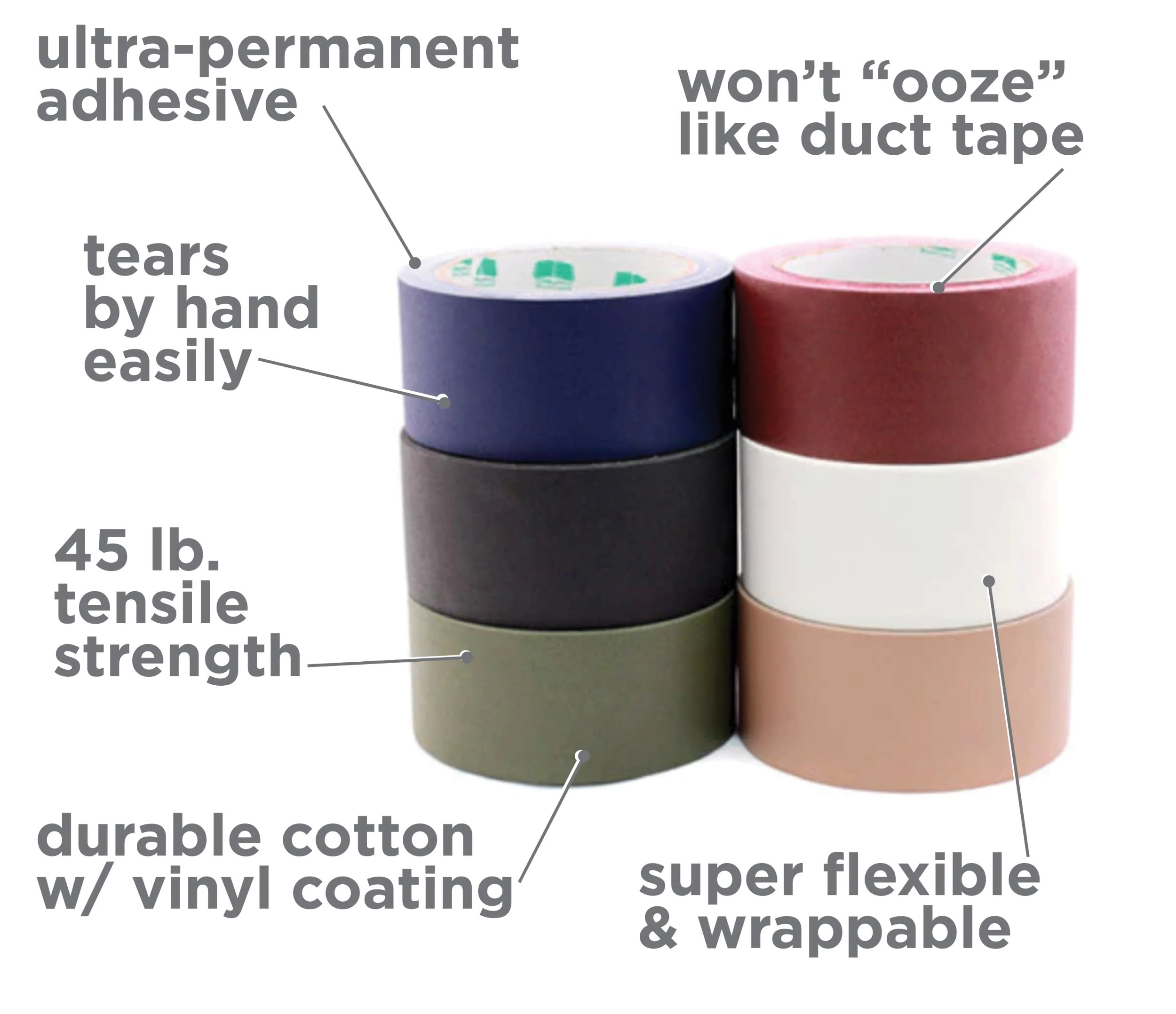 Bookbinding Tape | Cloth Book Repair Tape | Brown | USA Quality | 2 in X 15  Yds | by Gaffer Power