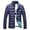 Navy, variant on Munlar Winter Coats For Women,Men Solid Casual Stand-up Collar Padded Zipper Thicken Jacket Coats