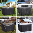 thumbnail image 7 of 83x39x31in/LxWxH Outdoor Table Cover Waterproof Rectangular, Heavy 600D Duty Outdoor Furniture Cover, Windproof with Buckle Strap, General Purpose, Multiple Sizes, 7 of 7