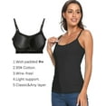 thumbnail image 5 of COMFREE Women's Camisole with Built in Bra Adjustable Spaghetti Straps Tank Top Cami Comfort S-2XL, 5 of 6