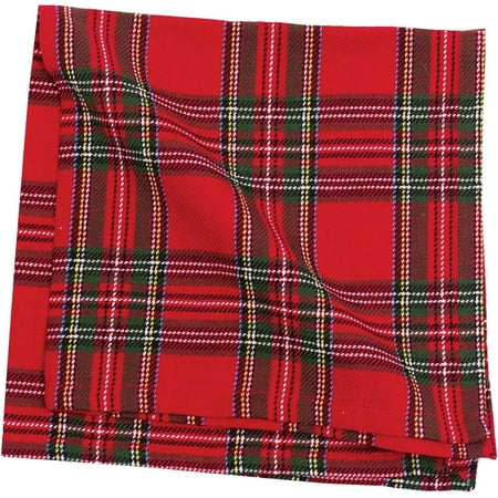 

Plaid Napkin Set Of 6 Cotton Lodge Rustic Dinner Napkin Cloth For Table Decor Napkin Set of 6 Red