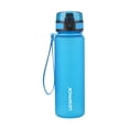 thumbnail image 2 of Taza de agua para exteriores, portátil, para deportes, fitness, botella de plástico esmerilado para estudiantes y niños, resistente a caídas, 2 of 6