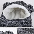 thumbnail image 6 of WMTBSRSW Girls Winter Hat Glove Sets Fleece Lined Neck Warm Cable Knit Beanie Caps Warm Balaclava Ski Hat with Pompom, 6 of 6