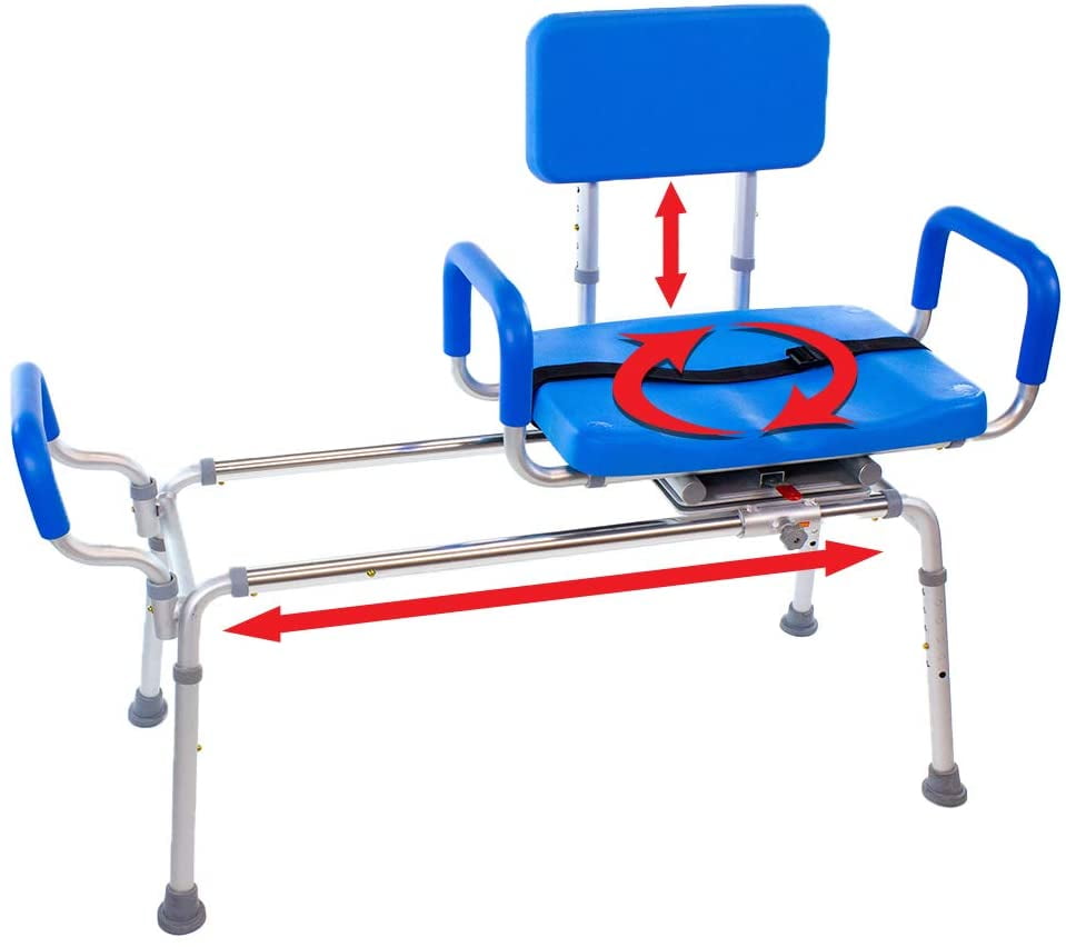 Platinum Health Carousel Bariatric Sliding Transfer Bench Swivel Seat