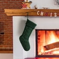 thumbnail image 2 of CuiLiyq Cable Knit Christmas Stockings, 18.1" Large Knitted Stockings Ornaments, Farmhouse Xmas Rustic Boho Decorations for Family Holiday Decor, 2 of 6
