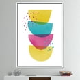 thumbnail image 2 of Designart ' Minimal Spots Balance II ' MidCentury Modern Framed Canvas, 2 of 3