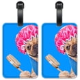 thumbnail image 1 of Shower Dog - Luggage ID Tags / Suitcase Identification Cards - Set of 2, 1 of 5