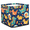 Multicolor 3, variant on CURLYOOT Unicorn Rainbow Cube Storage Bin, 13 x 13 x 13 Storage Cube Bins for Organizing, Fabric Foldable Baskets with Handles for Closet, Shelves, Clothes